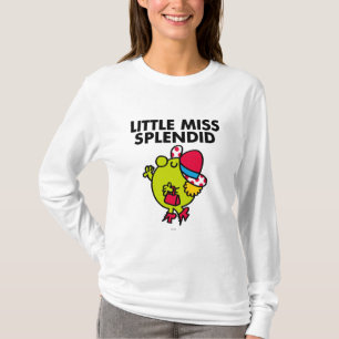 Little Miss Splendid   Black Lettering T-Shirt