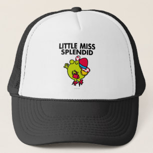 Little Miss Splendid   Black Lettering Trucker Hat