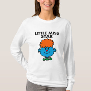 Little Miss Star Black Lettering T-Shirt