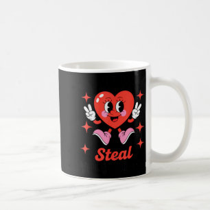 Little Miss Steal Your Heart Illustration Coffee Mug