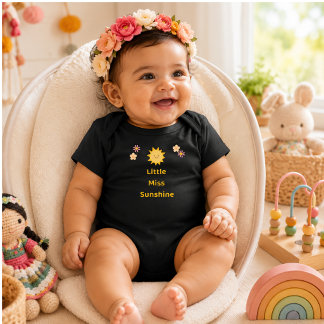 Little Miss Sunshine Baby Bodysuit