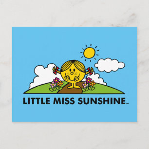 Little Miss Sunshine Back To Nature Postcard