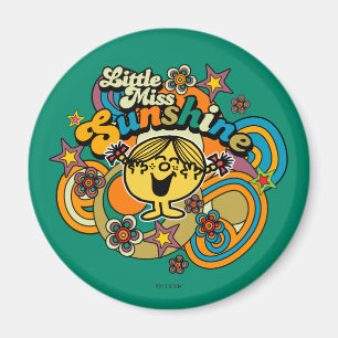 Little Miss Sunshine Floral Delight Magnet