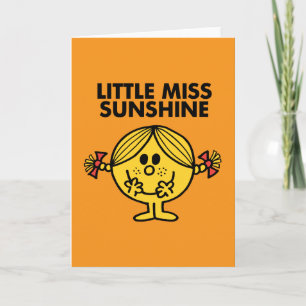 Little Miss Sunshine Funny & Freckled Card