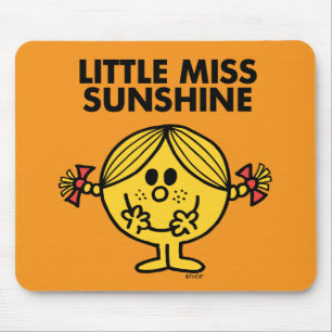 Little Miss Sunshine Funny & Freckled Mouse Pad