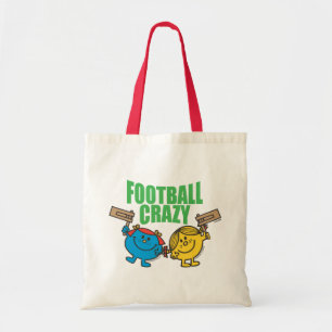 Little Miss Sunshine & Giggles Football Crazy Tote Bag