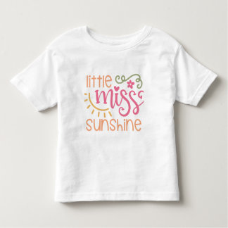 Little Miss Sunshine Girl's Toddler T-Shirt