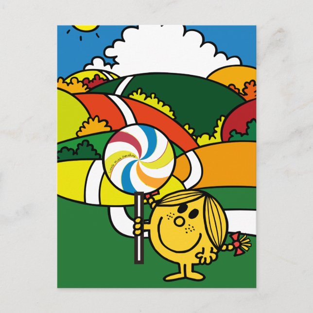 Little Miss Sunshine | Hills & Lollypop Postcard (Front)