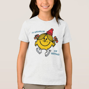 Little Miss Sunshine Ice Skating Tri-Blend Shirt