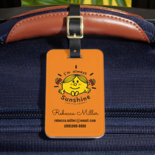 Little Miss Sunshine I'm Always Sunshine Luggage Tag