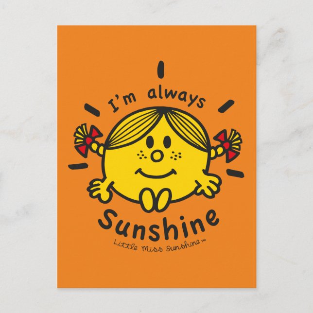 Little Miss Sunshine | I'm Always Sunshine Postcard (Front)