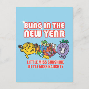 Little Miss Sunshine & Little Miss Naughty Postcard