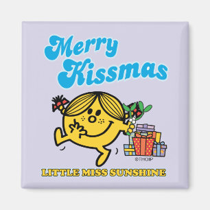 Little Miss Sunshine Merry Kissmas Magnet