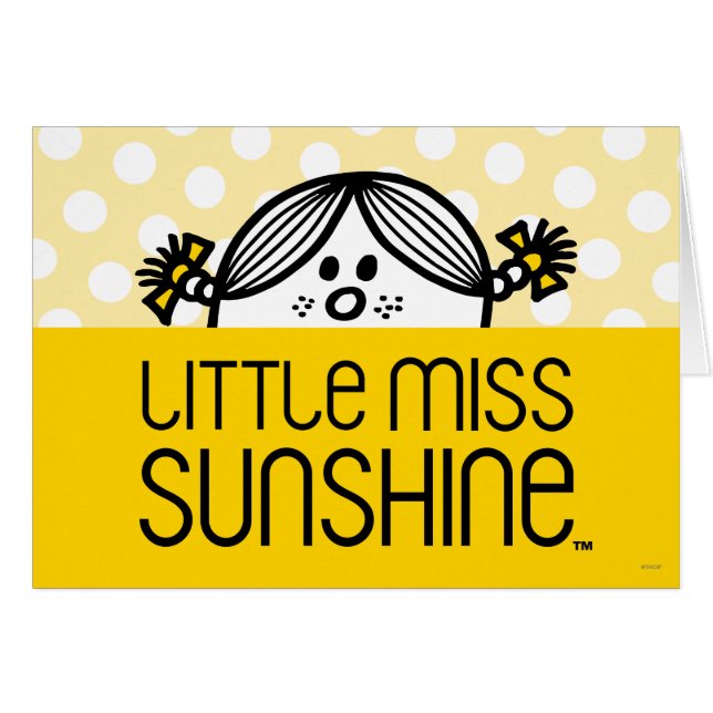 Little Miss Sunshine Peeking (Front Horizontal)