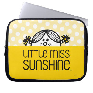 Little Miss Sunshine Peeking Laptop Sleeve