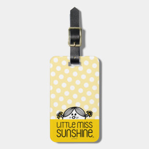 Little Miss Sunshine Peeking Luggage Tag