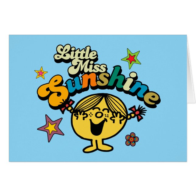 Little Miss Sunshine | Stars & Flowers (Front Horizontal)