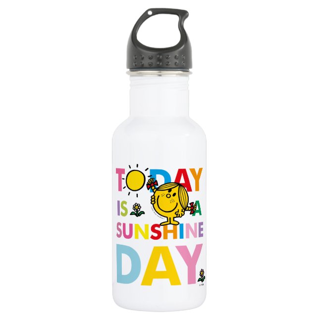 Little Miss Sunshine | Today is a Sunshine Day 532 Ml Water Bottle (Front)