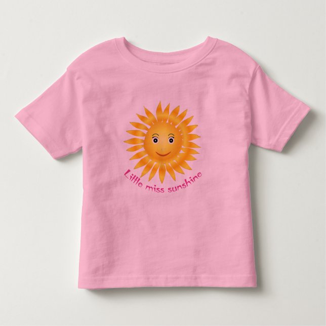 Little miss sunshine toddler T-Shirt (Front)