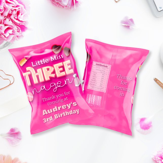 Little Miss Threenager - Girl 3rd Chip Bag Wrapper (Little Miss Threenager - Girl 3rd Chip Bag Wrapper)