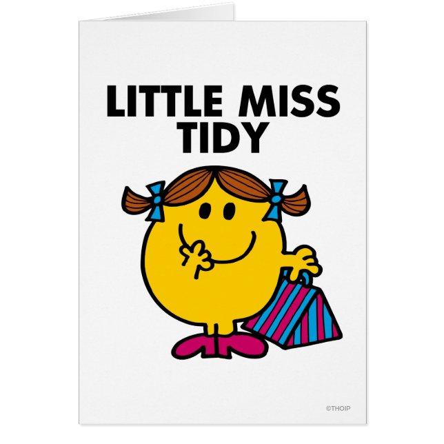 Little Miss Tidy | Black Lettering (Front)