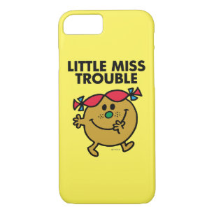 Little Miss Trouble   Black Lettering Case-Mate iPhone Case