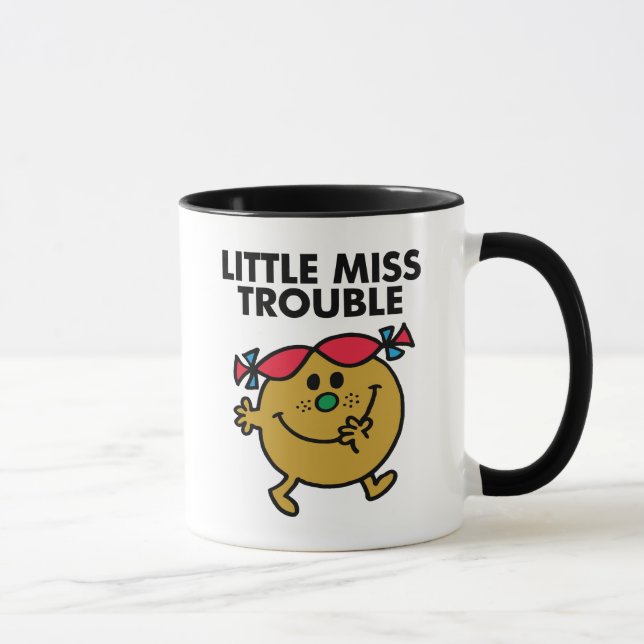 Little Miss Trouble | Black Lettering Mug (Right)