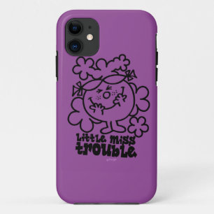 Little Miss Trouble Black & White Case-Mate iPhone Case