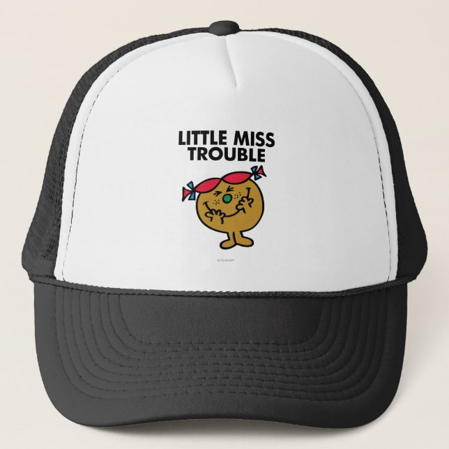 Little Miss Trouble | Laughing Trucker Hat (Front)