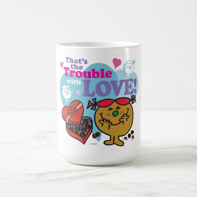 Little Miss Trouble | Valentine Coffee Mug (Center)