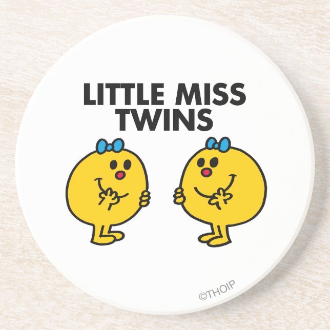 Little Miss Twins | Two Much Fun Coaster (Front)