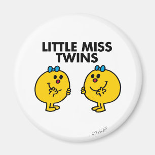 Little Miss Twins Two Much Fun Magnet