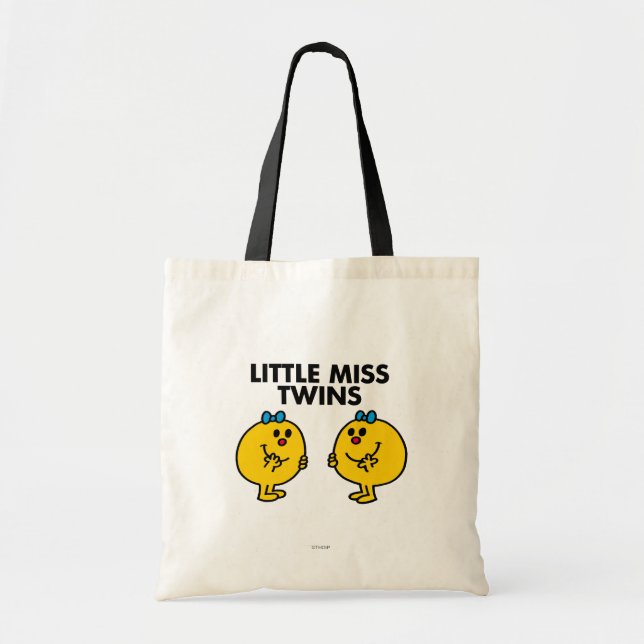 Little Miss Twins | Two Much Fun Tote Bag (Front)