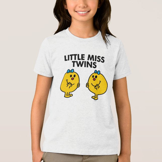 Little Miss Twins | Two Much Fun Tri-Blend Shirt (Front)