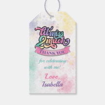 Little Miss TWO Much Favour Tags! Second Birthday