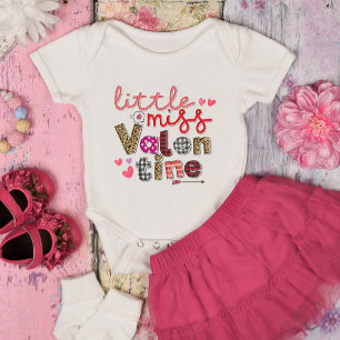 Little Miss Valentine Baby Bodysuit