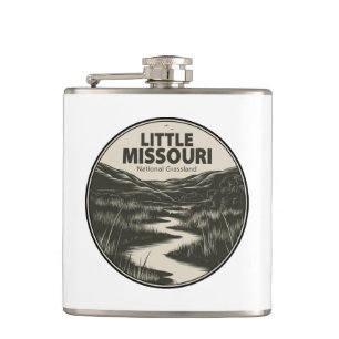 Little Missouri National Grassland Stream Hip Flask
