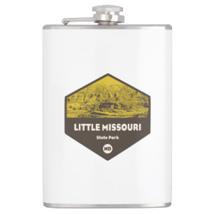 Little Missouri State Park North Dakota Hip Flask
