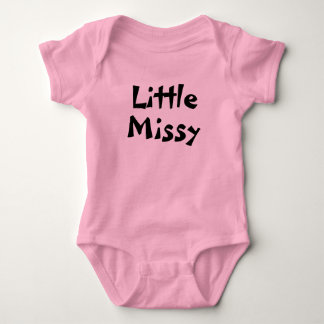 Little Missy baby girl outfit Bodysuit