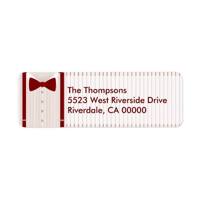 Little Mister Bowtie Return Address (Front)