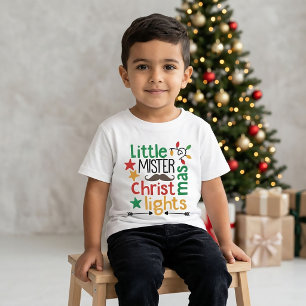 Little Mister Christmas Lights T-Shirt