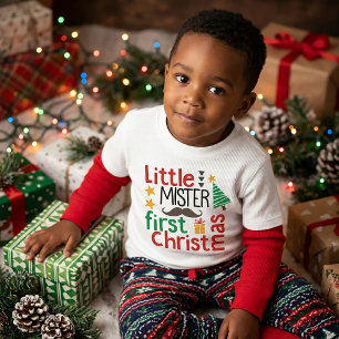 Little Mister First Christmas T-Shirt