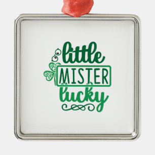Little Mister Lucky Metal Tree Decoration