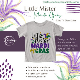 Little Mister Mardi Gras Toddler Tri-Blend Shirt