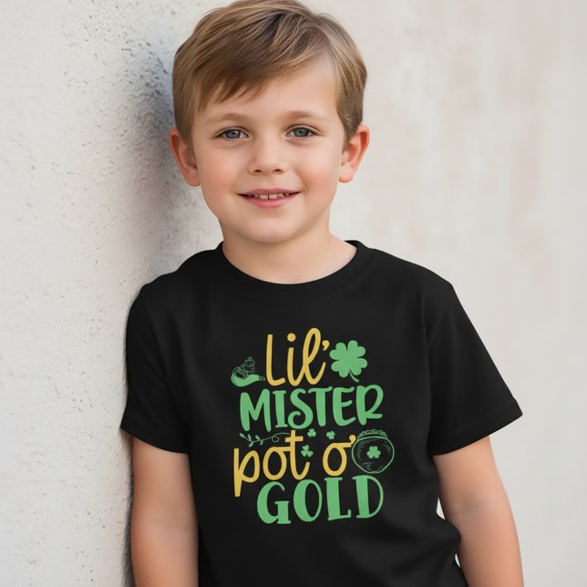 Little Mister Pot O Gold St Patrick T-Shirt Kids (Creator Uploaded)