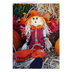 Little Mister Scarecrow Greeting card