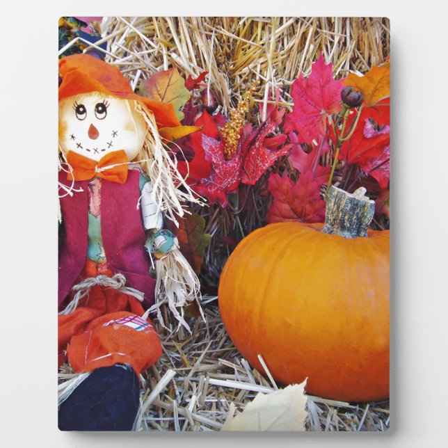 Little Mister Scarecrow Plaque (Front)