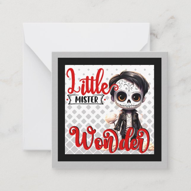 Little Mister _ Sugar Skull  Card (Front)