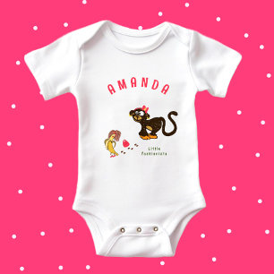 Little monkey baby bodysuit