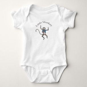 Little Monkey Baby Bodysuit